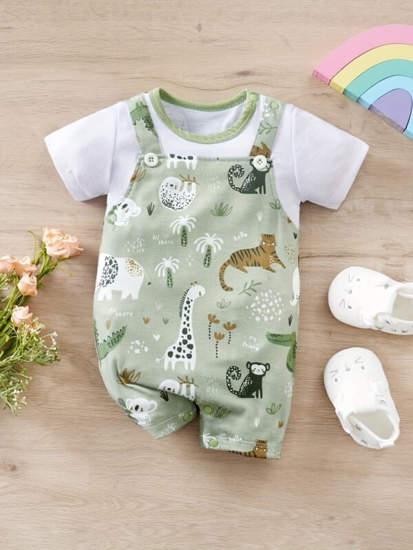 Infant's Zoo Animal Bodysuit