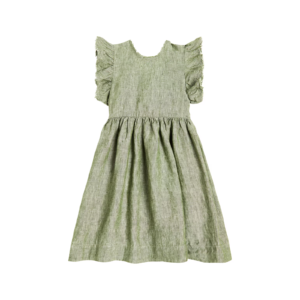 Green Ribbon Dress