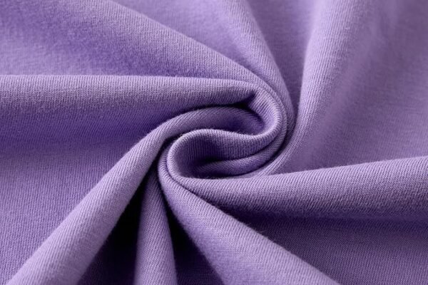 Purple Round Collar Tee