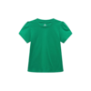 Green Round Collar Tee