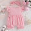 Baby Bodysuit & Bow Headband Set