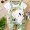 Summer Baby Koala Romper