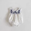 Baby Floral Embroidered Romper