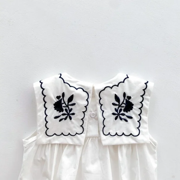 Baby Floral Embroidered Romper