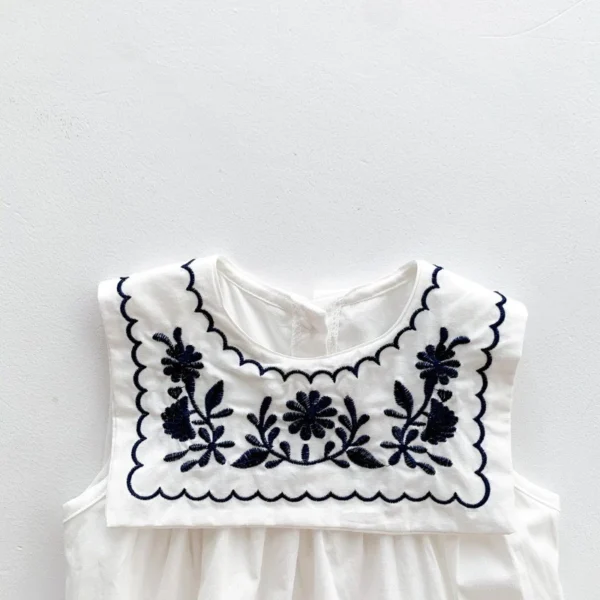 Baby Floral Embroidered Romper