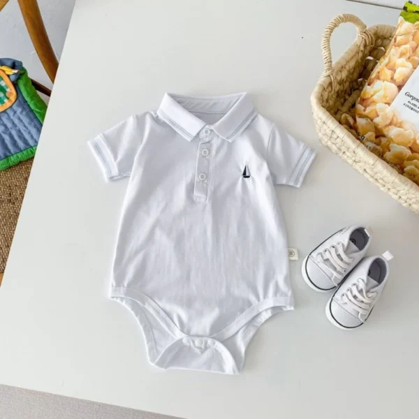 Baby Sailboat Polo Romper