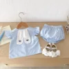 Baby Rabbit Ears Top & Shorts Outfit