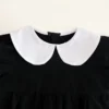 Baby Peter Pan Collar Puff Sleeve Romper