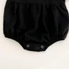 Baby Peter Pan Collar Puff Sleeve Romper