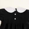 Baby Peter Pan Collar Puff Sleeve Romper